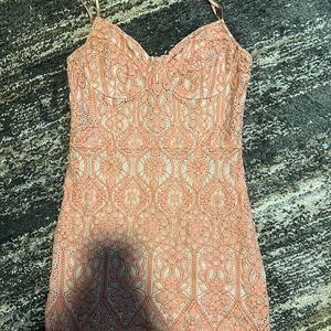 Lace mini dress